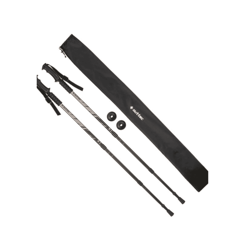 Трекинговые палки Outtec алюминиевые 3-х секционные 65-135см Anti-shock