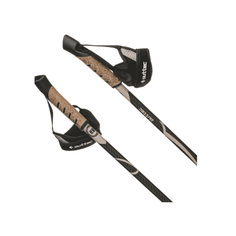 Трекинговые палки Outtec карбоновые 115см 1-секционные Anti-shock