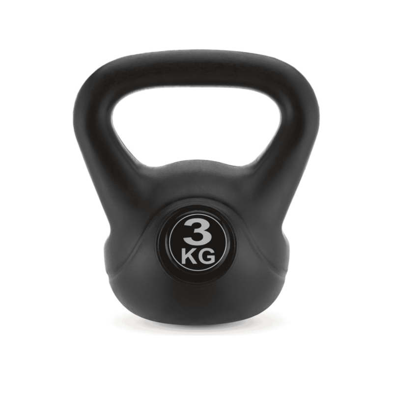 Гиря вінілова Gymtek 3 кг чорний