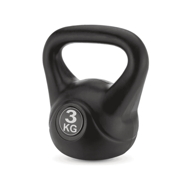 Гиря вінілова Gymtek 3 кг чорний