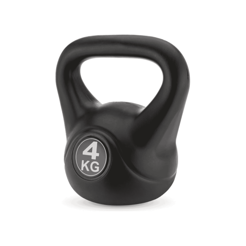 Гиря вінілова Gymtek 4 кг чорний