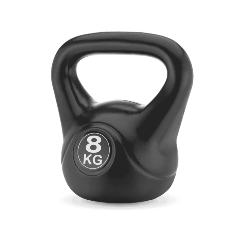 Гиря вінілова Gymtek 8 кг чорний