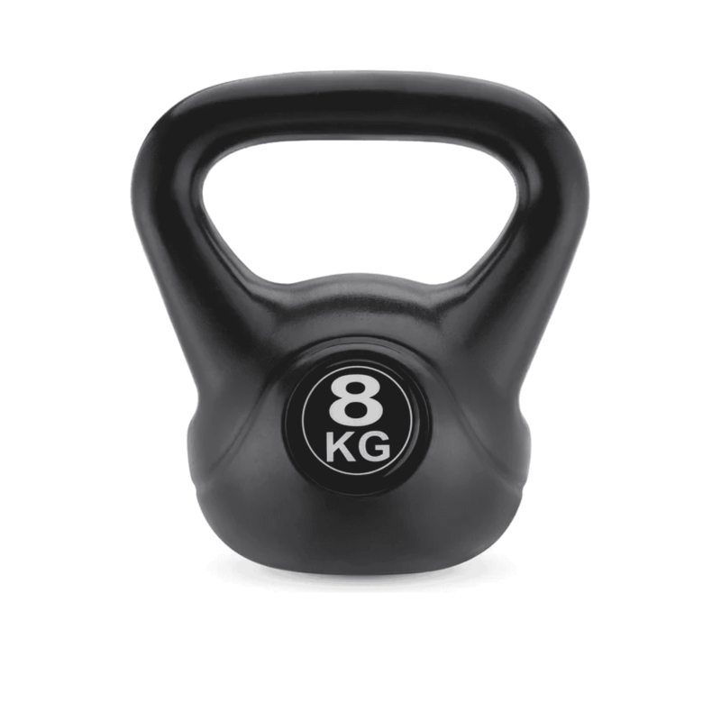 Гиря вінілова Gymtek 8 кг чорний