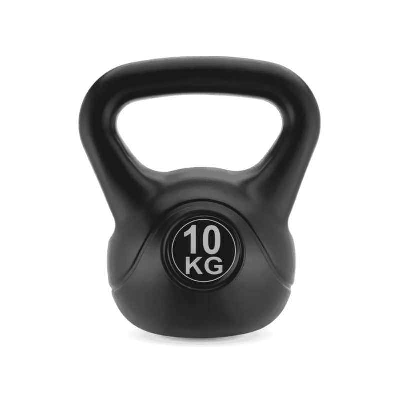 Гиря вінілова Gymtek 10 кг чорний