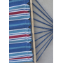 Гамак гавайский Jumi Garden тканевый с планкой синий с красным