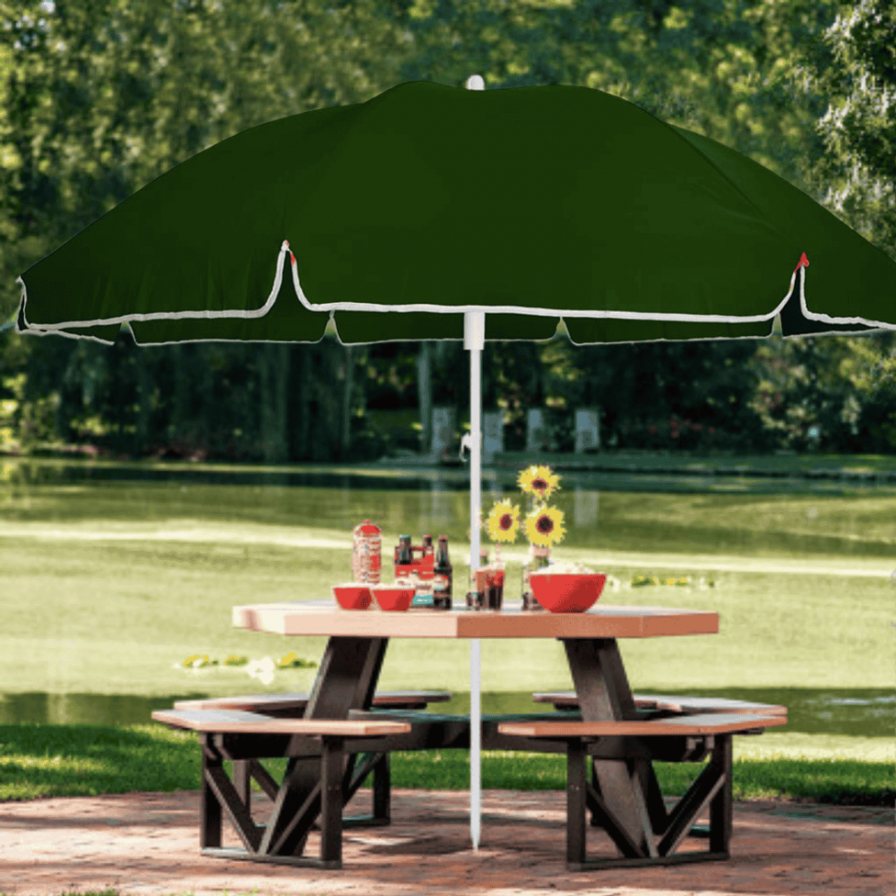 Зонтик садовый Jumi Garden 240см зеленый