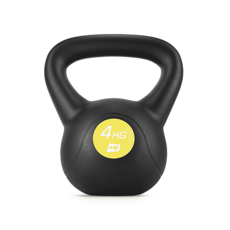Гиря вінілова 4кг Hop-Sport PB004KB чорна