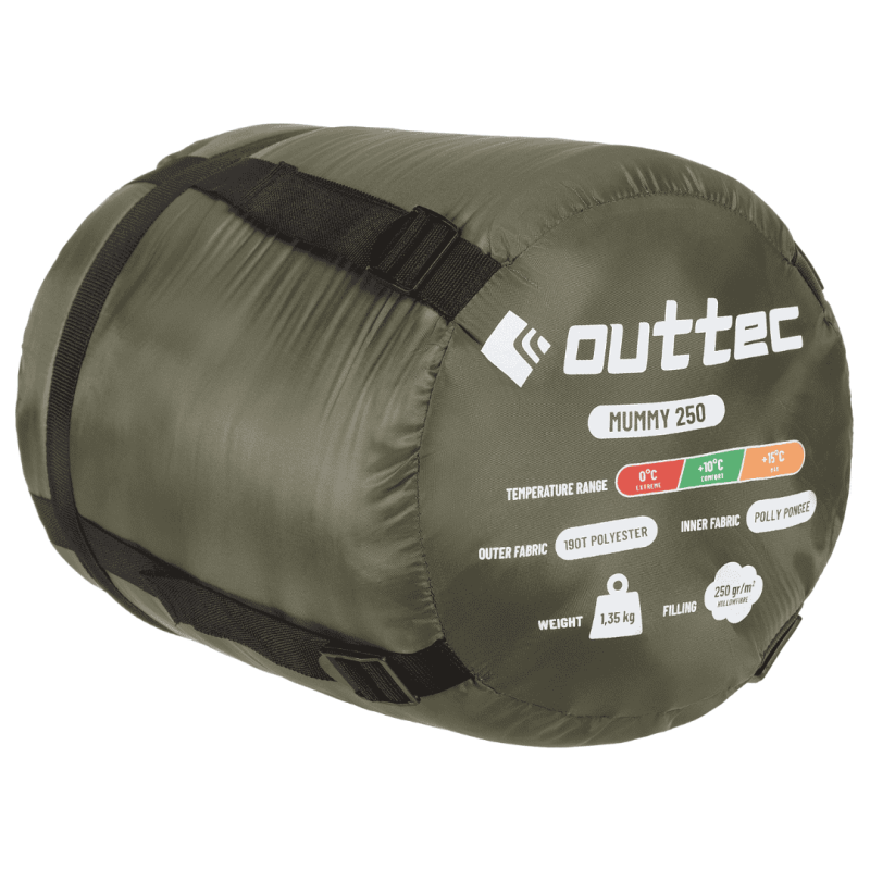 Спальний мішок кокон Outtec Mummy хакі