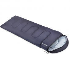 Спальный мешок одеяло Outtec демисезон с капюшоном синий