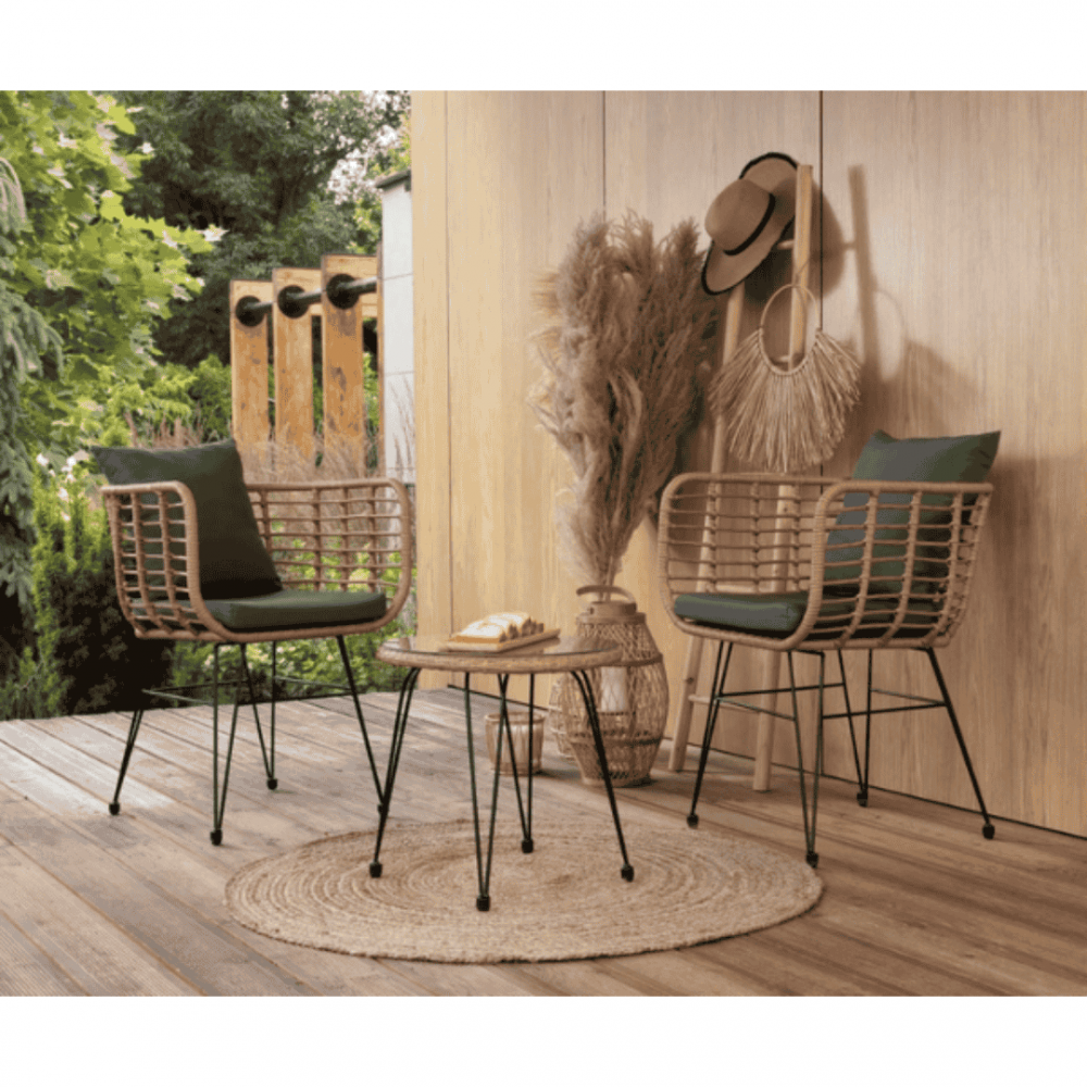 Набір садових меблів Di Volio Savio бежевий/темно-сірий