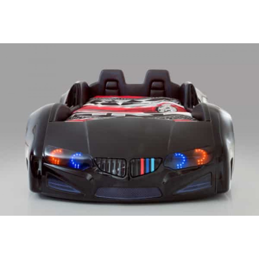 Детская кровать машина BMW Vip 190 x 90 см, черная