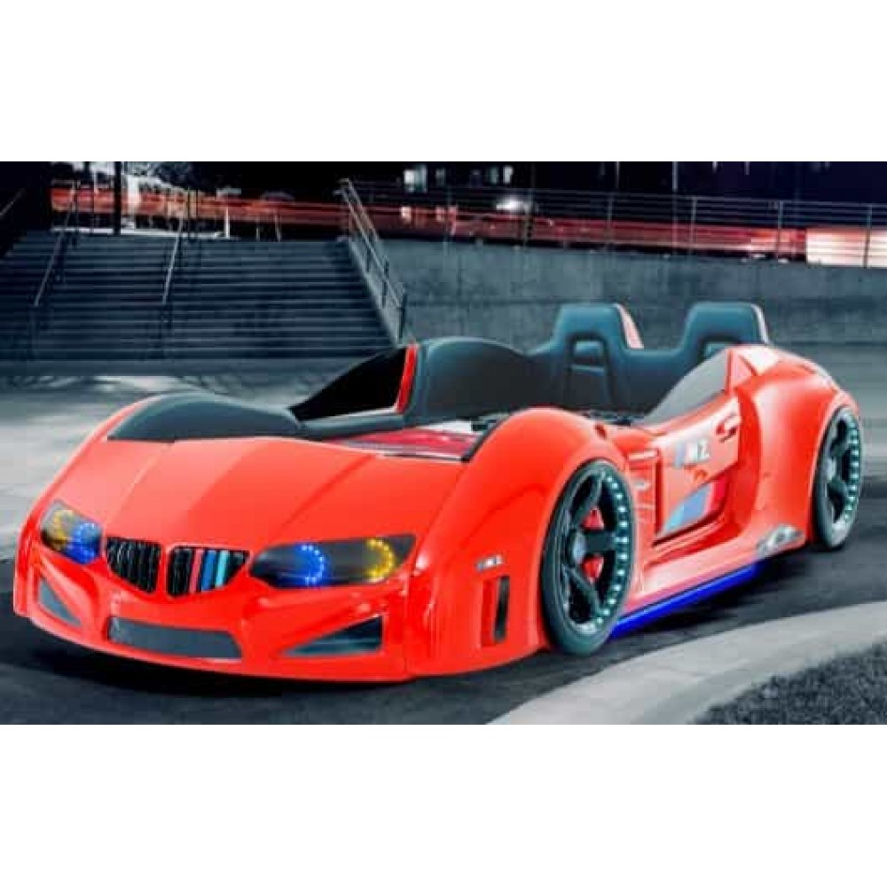 Дитяче ліжко-машина BMW Vip 190 x 90 см, червоне