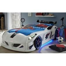 Дитяче ліжко машина Jaguar Speedy Boy 190 x 90 см, біле