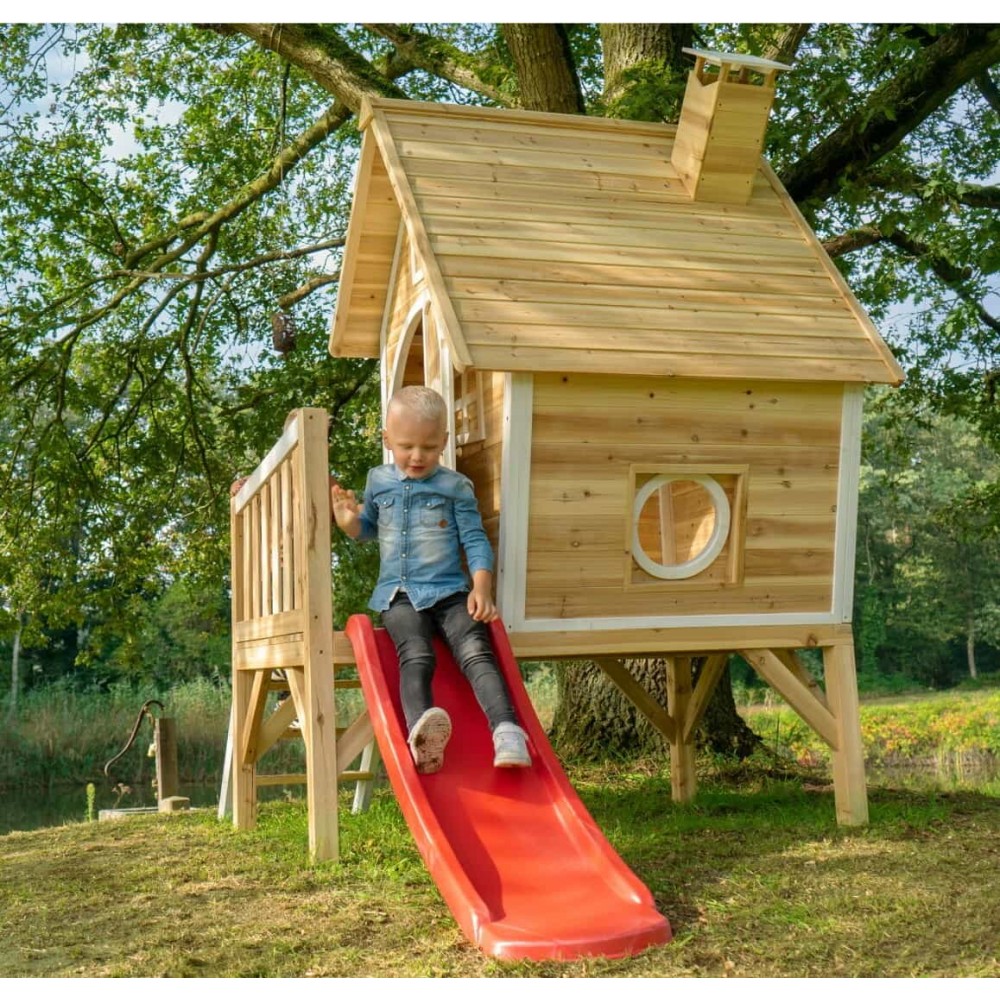 Дитячий дерев'яний ігровий будиночок EXIT Fantasia 300, зелений