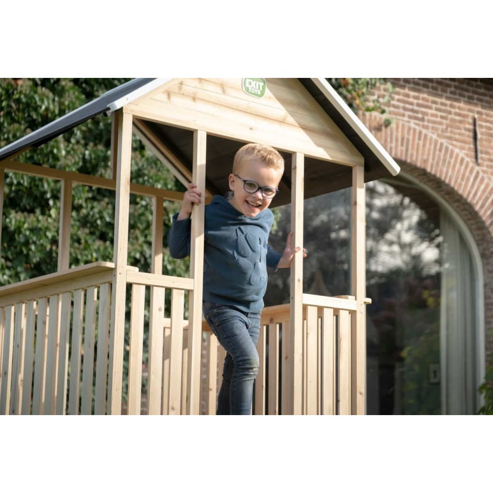 Детский игровой домик EXIT Panorama 300 с горкой