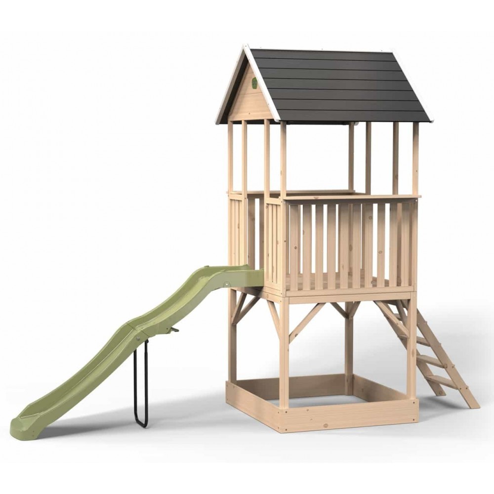 Дитячий ігровий будиночок EXIT Panorama 500 з гіркою та пісочницею