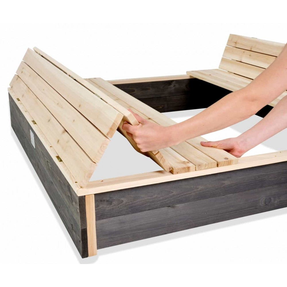 Дерев'яна пісочниця EXIT Aksent 136 x 132 см