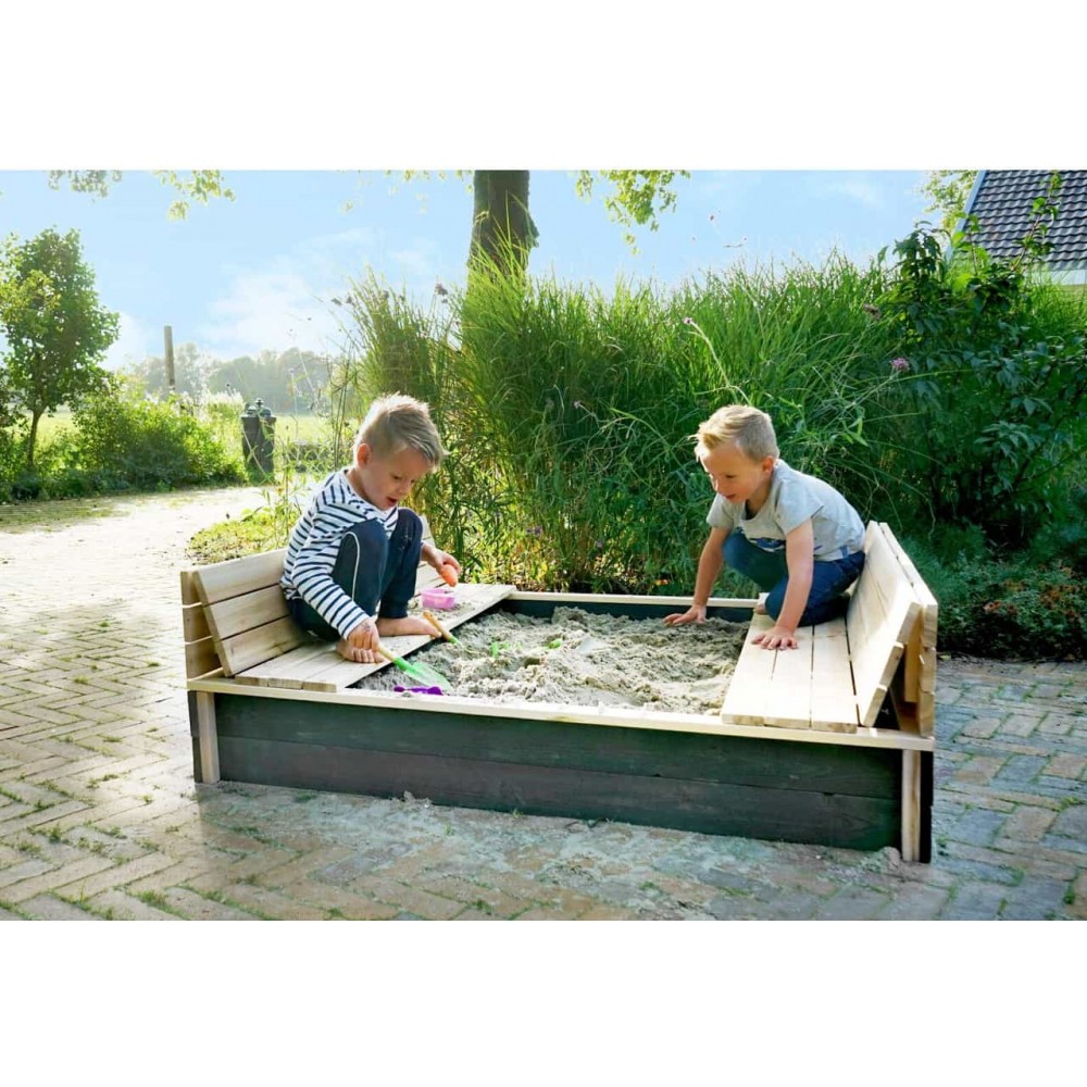 Дерев'яна пісочниця EXIT Aksent 136 x 132 см