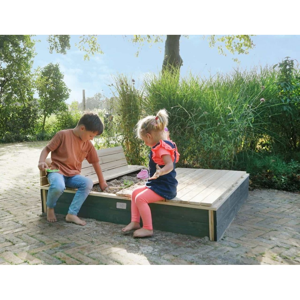 Дерев'яна пісочниця EXIT Aksent 136 x 132 см