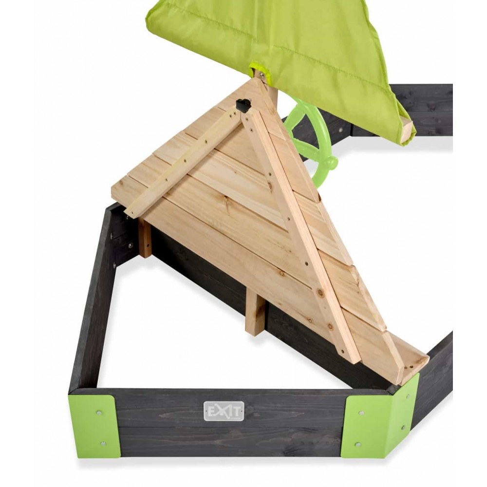 Детская песочница-лодка EXIT Aksent 190 x 90 см