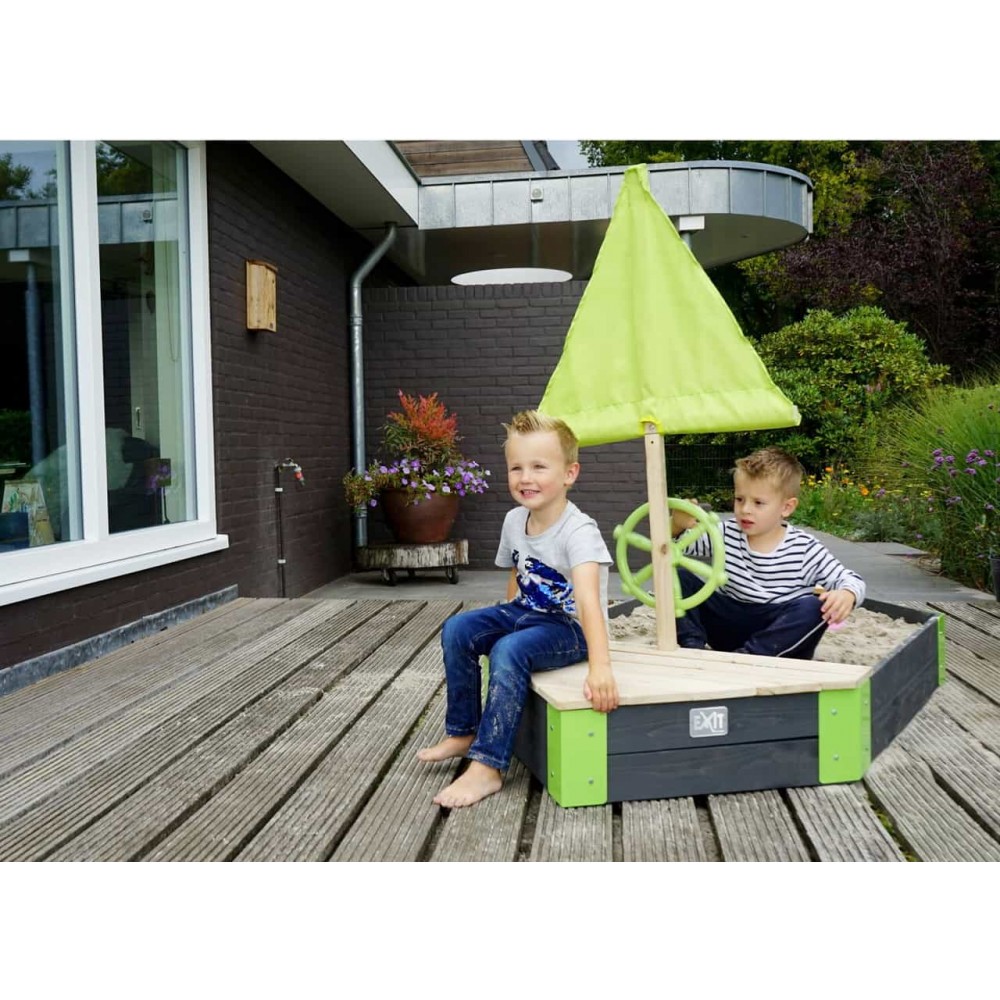 Детская песочница-лодка EXIT Aksent 190 x 90 см