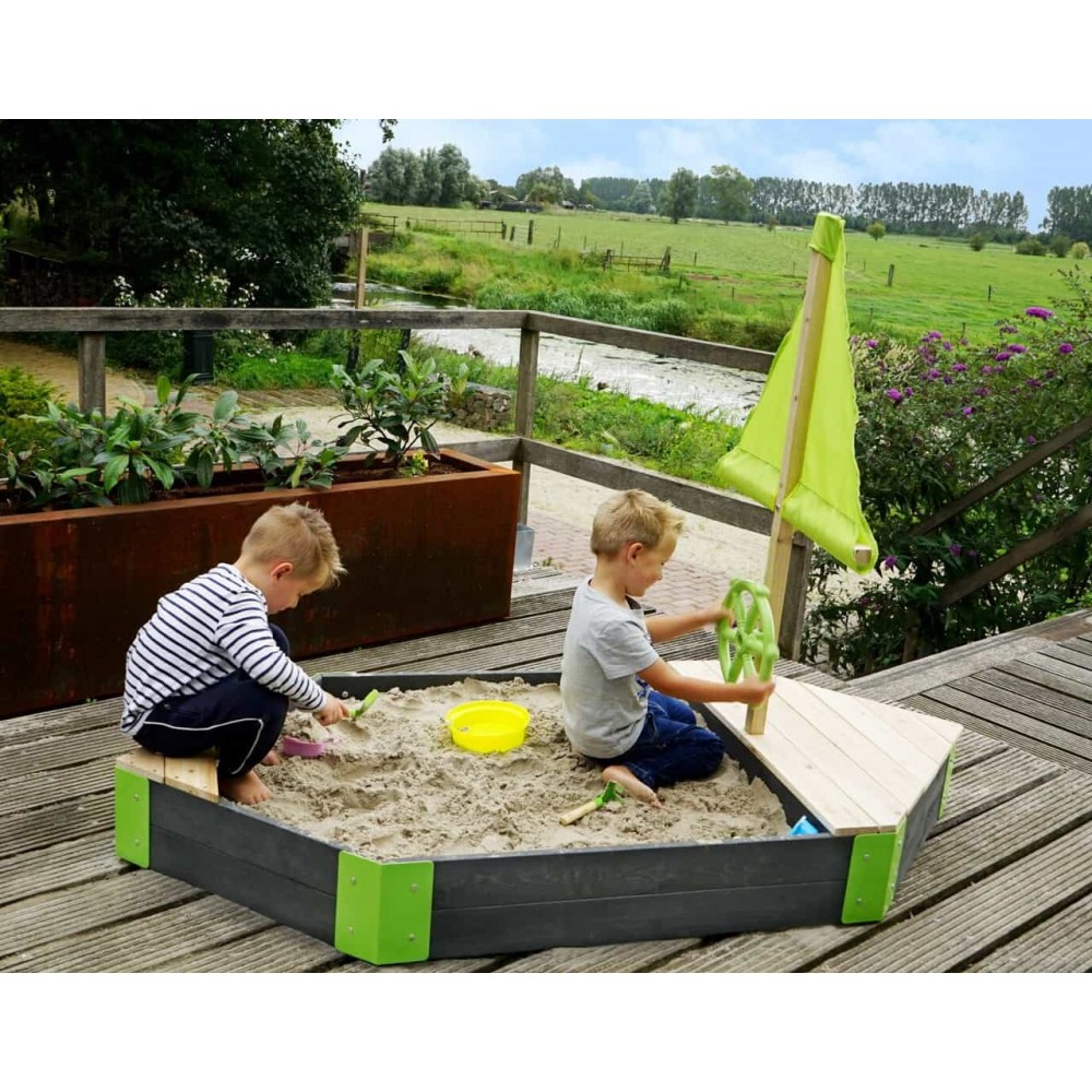 Детская песочница-лодка EXIT Aksent 190 x 90 см