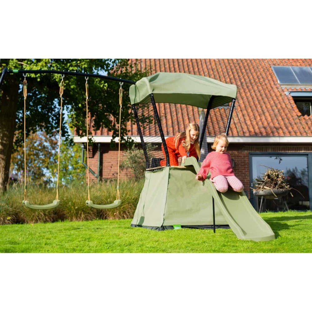 Игровая площадка EXIT Ivy с горкой и двумя качелями