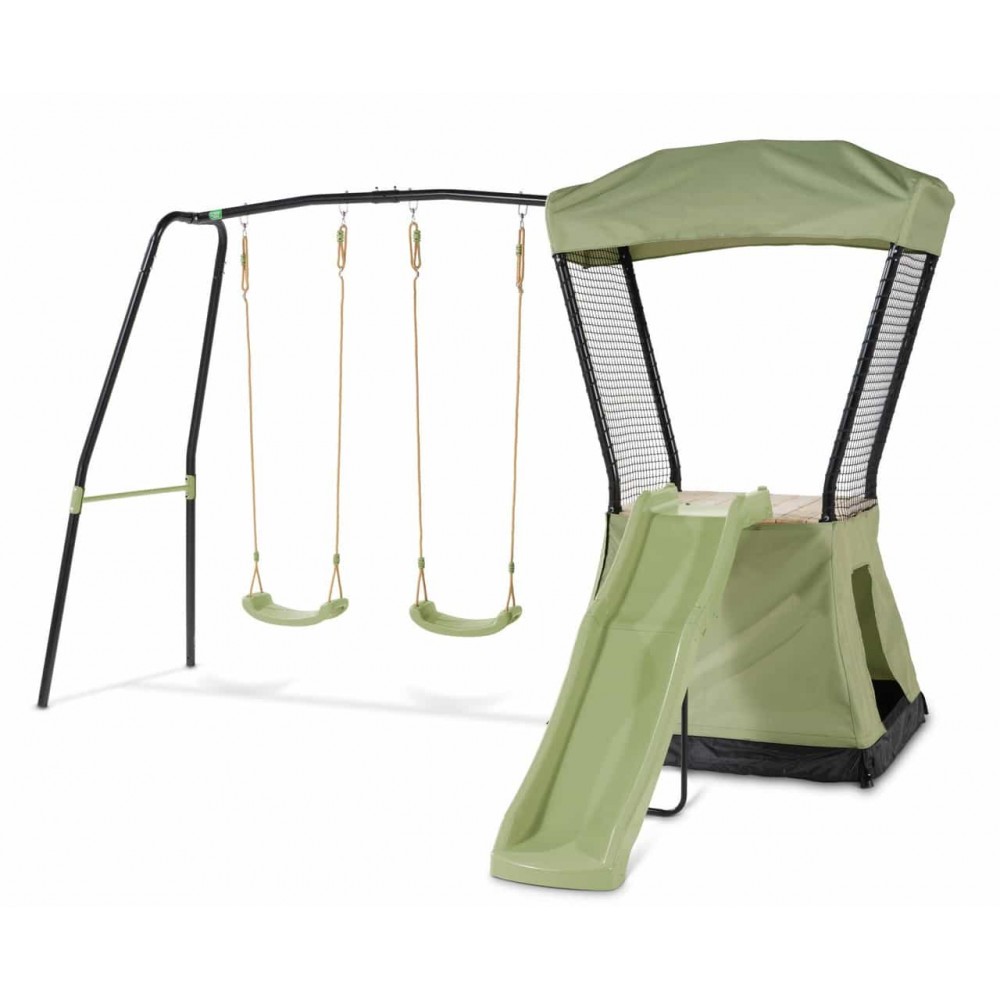 Игровая площадка EXIT Ivy с горкой и двумя качелями