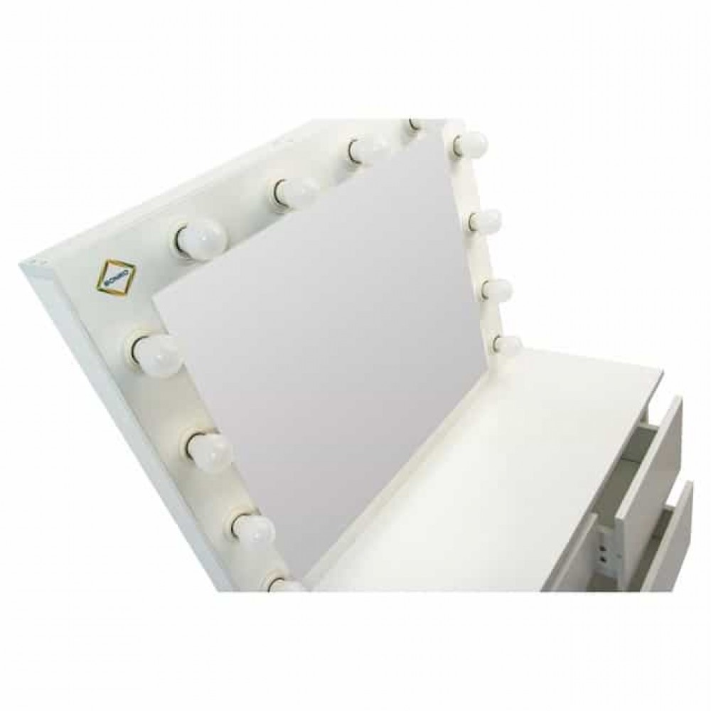 Туалетный столик с подсветкой Bonro B071 белый