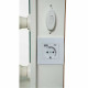 Туалетний столик Bonro B071 з підсвіткою, розеткою та USB, білий