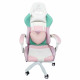 Кресло геймерское Bonro Lady 813, розово-фиолетовое