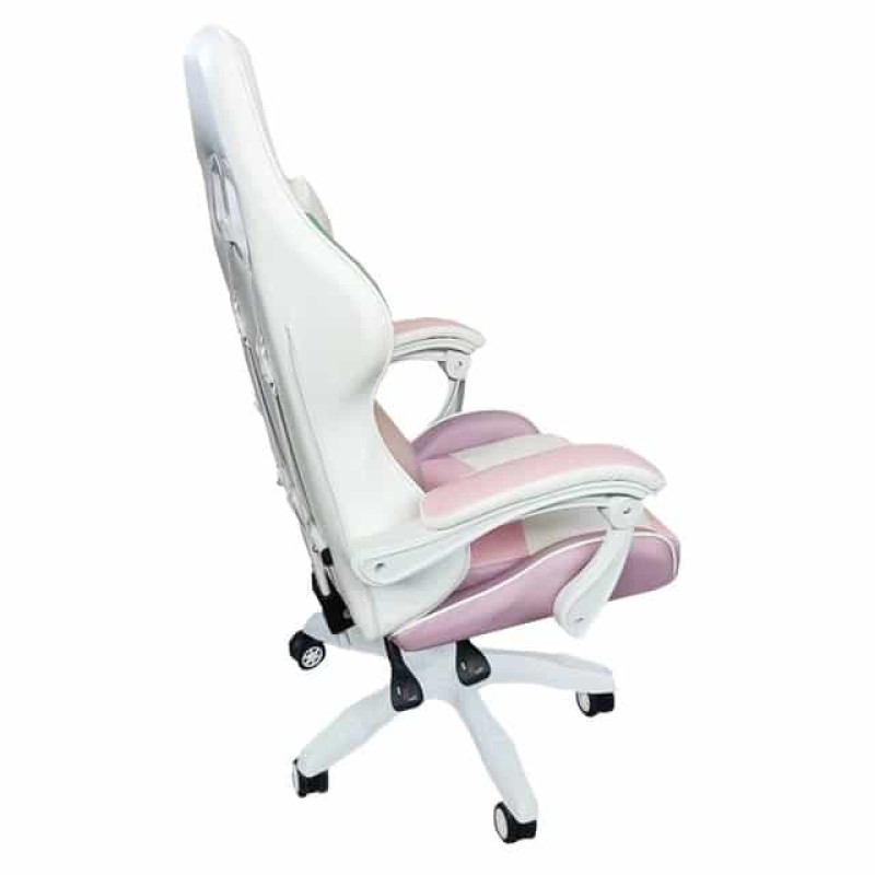 Кресло геймерское Bonro Lady 813, розово-фиолетовое