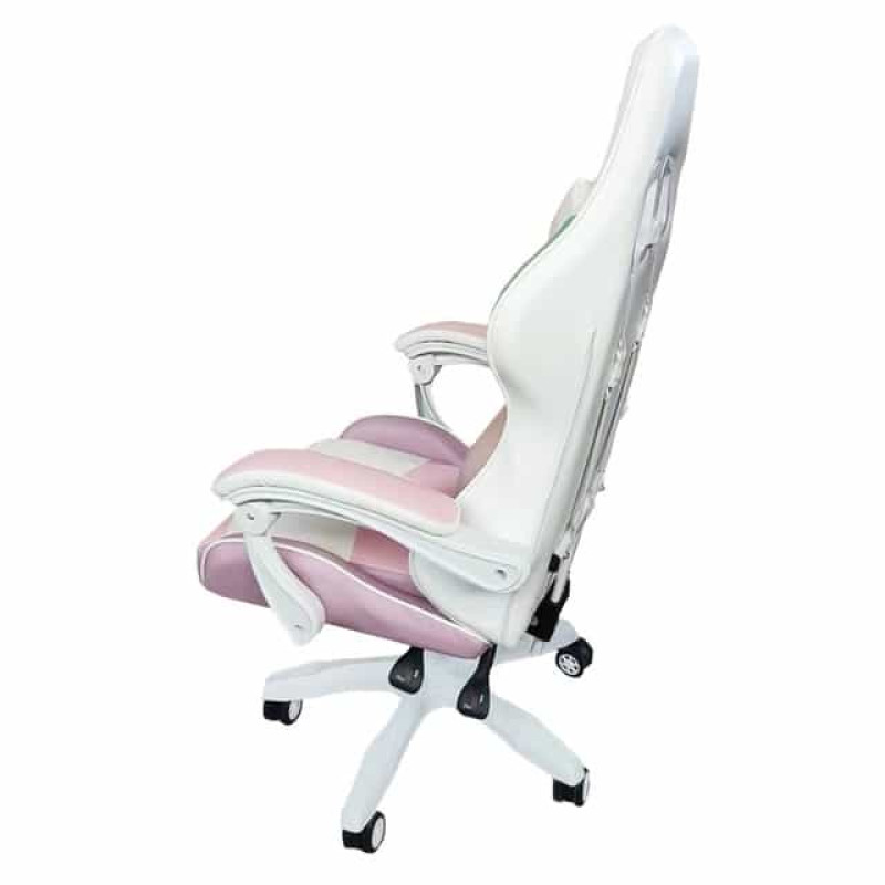 Кресло геймерское Bonro Lady 813, розово-фиолетовое