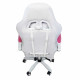 Крісло геймерське Bonro Lady 807, рожево-біле