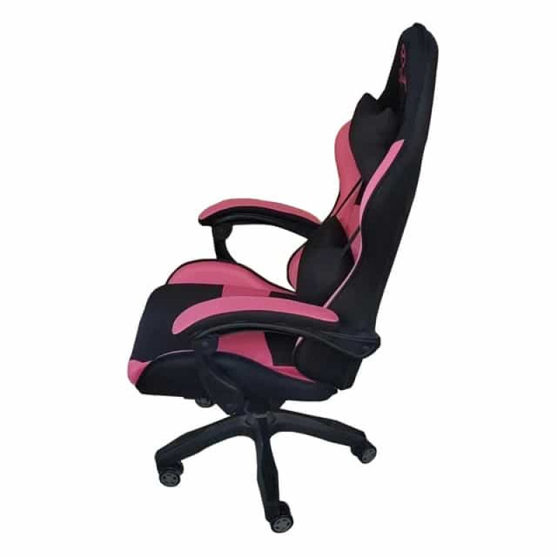 Кресло геймерское Bonro Lady 806, черно-розовое