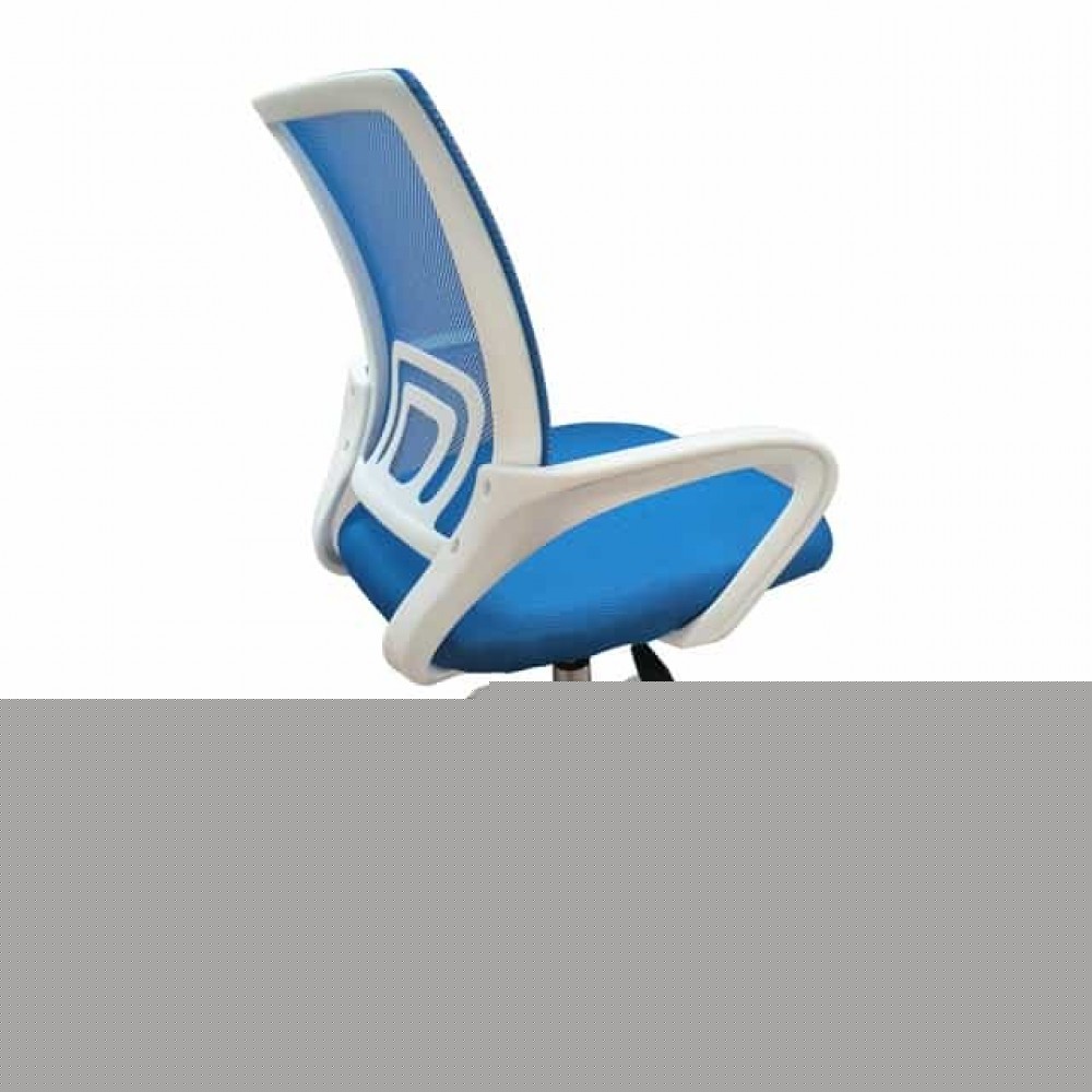 Крісло офісне Bonro 619 біло-синє