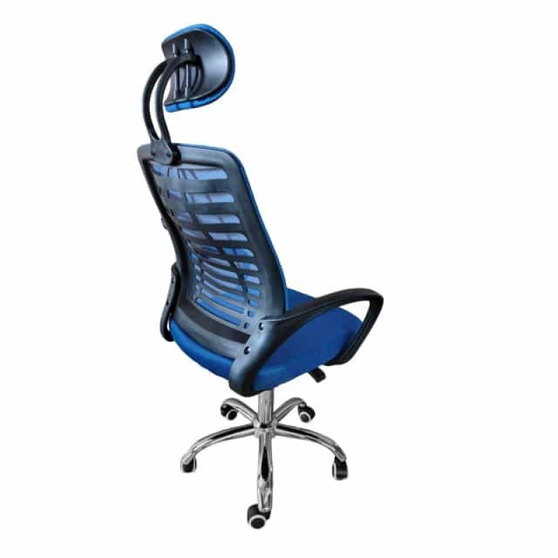 Крісло офісне Bonro B-6200 синє
