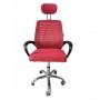 Крісло офісне Bonro B-6200 червоне