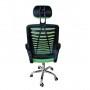 Крісло офісне Bonro B-6200 зелене