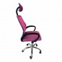 Крісло офісне Bonro B-6200 рожеве