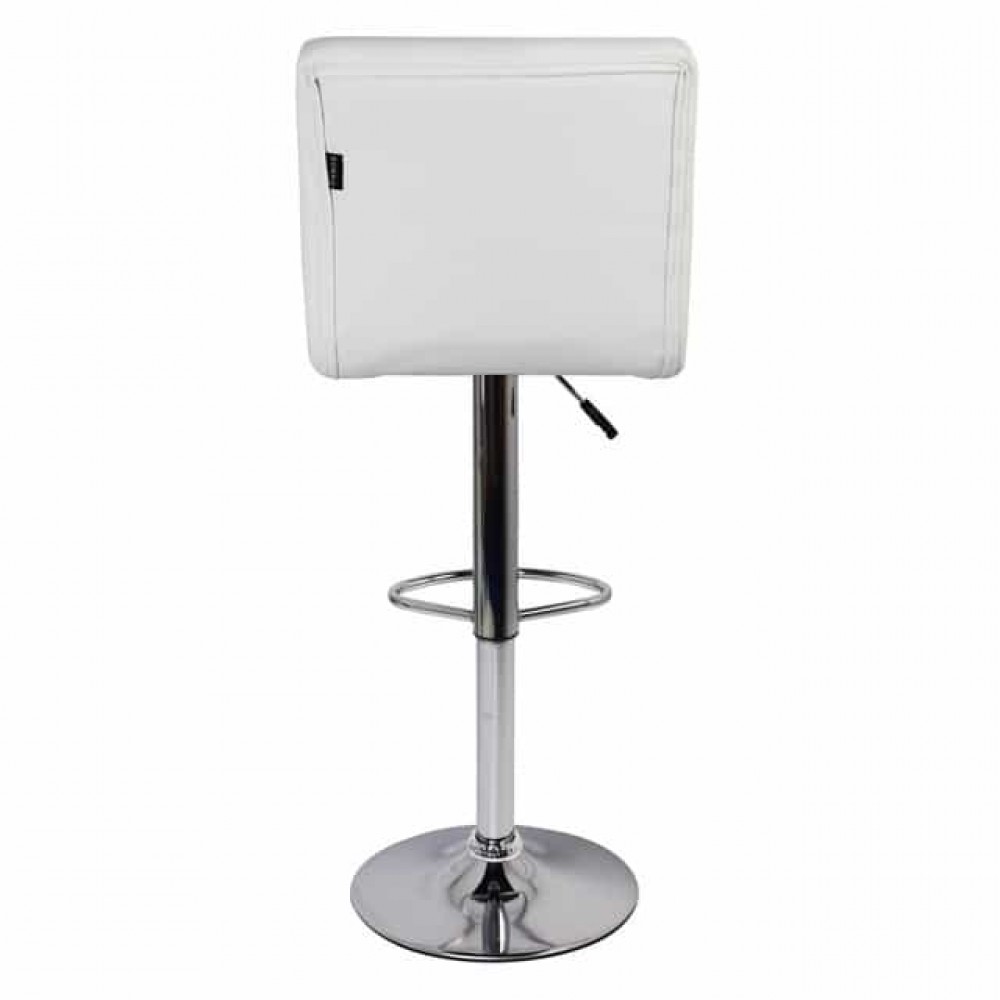 Барный стул со спинкой Bonro BC-0106 белый