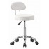 Кресло-табурет на колесах Bonro B-491 белое