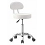 Кресло-табурет на колесах Bonro B-491 белое
