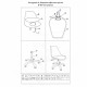 Комплект из 4 кресел на колесах Bonro B-487 черные