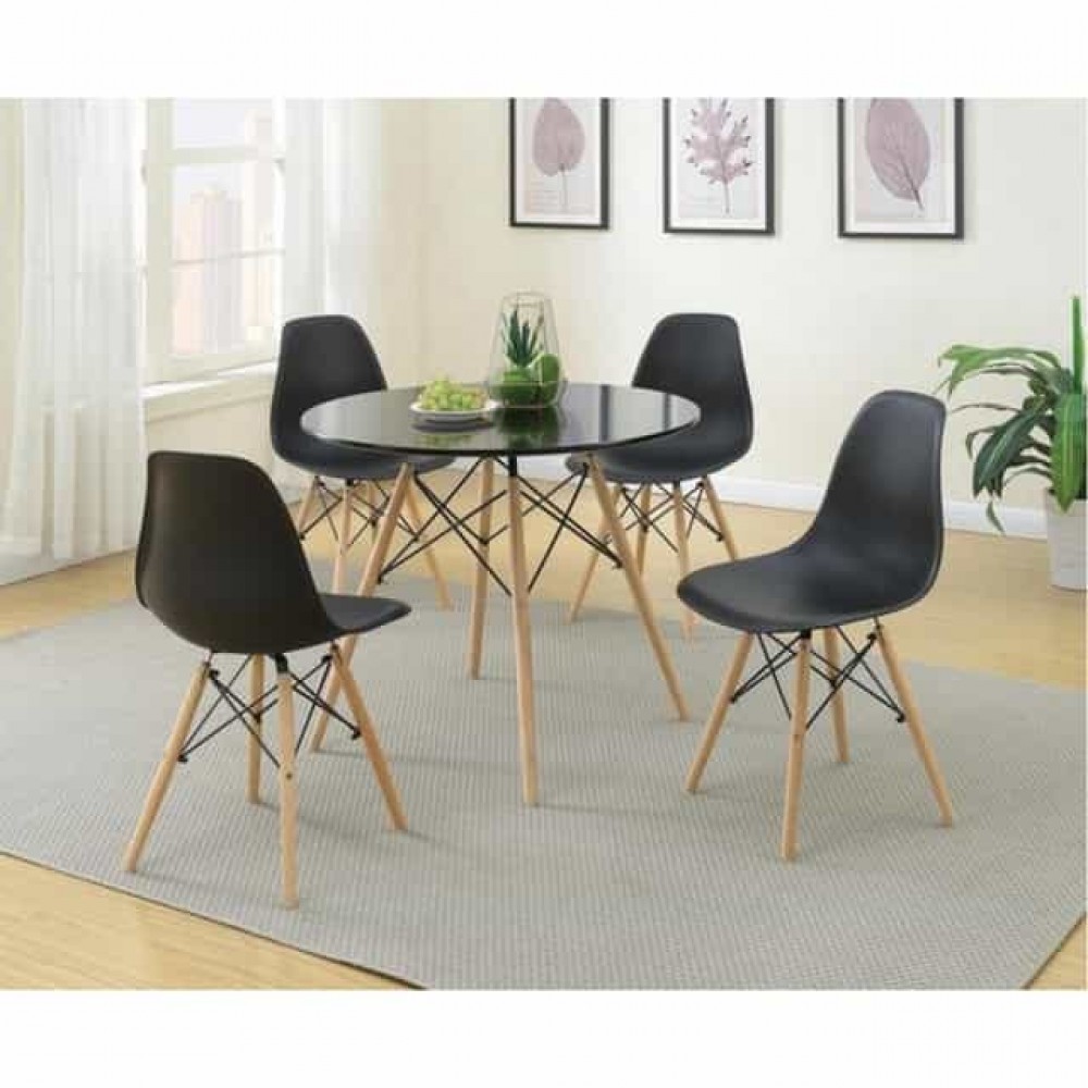 Набір з 3 крісел Bonro В-173 FULL KD чорні