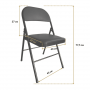 Складной стул Bonro B-019 черный (6 шт)