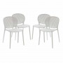 Набір з 4 стільців Bonro B-714 білі