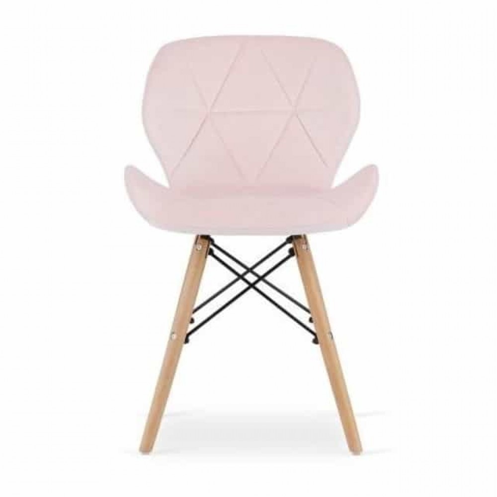 Крісло Bonro B-531 велюр рожеве