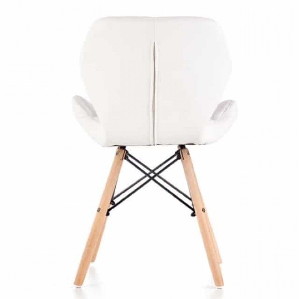 Крісло Bonro B-531 екошкіра біле