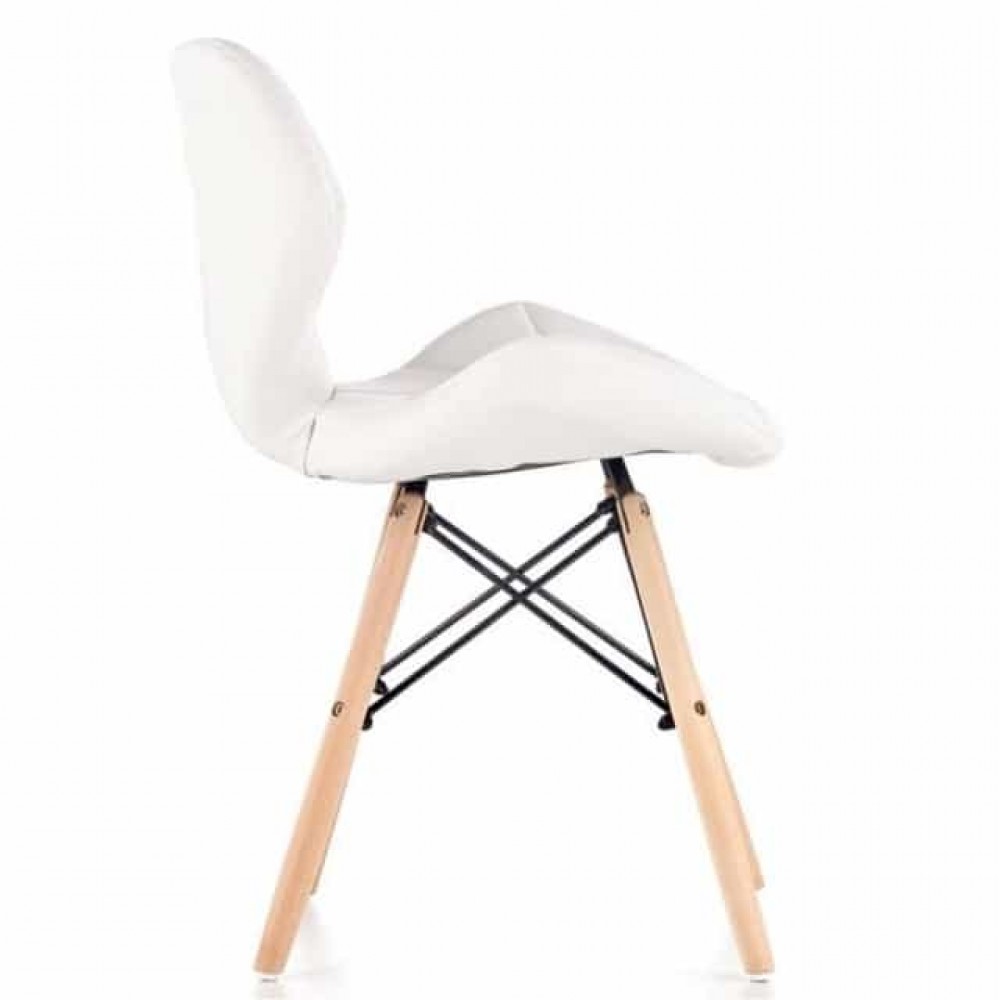 Крісло Bonro B-531 екошкіра біле